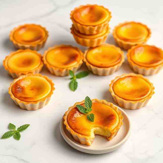 Bake Perfect Portuguese Custard Tarts - Easy Recipe